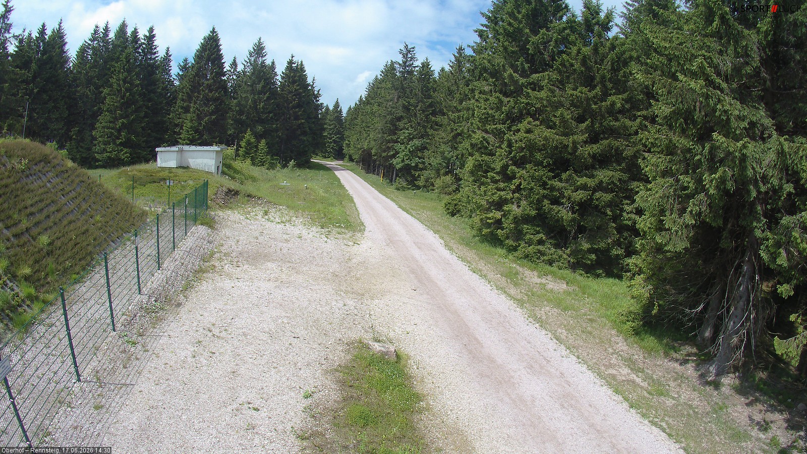 Archiv Foto Webcam Stein 16 am Wanderweg Rennsteig