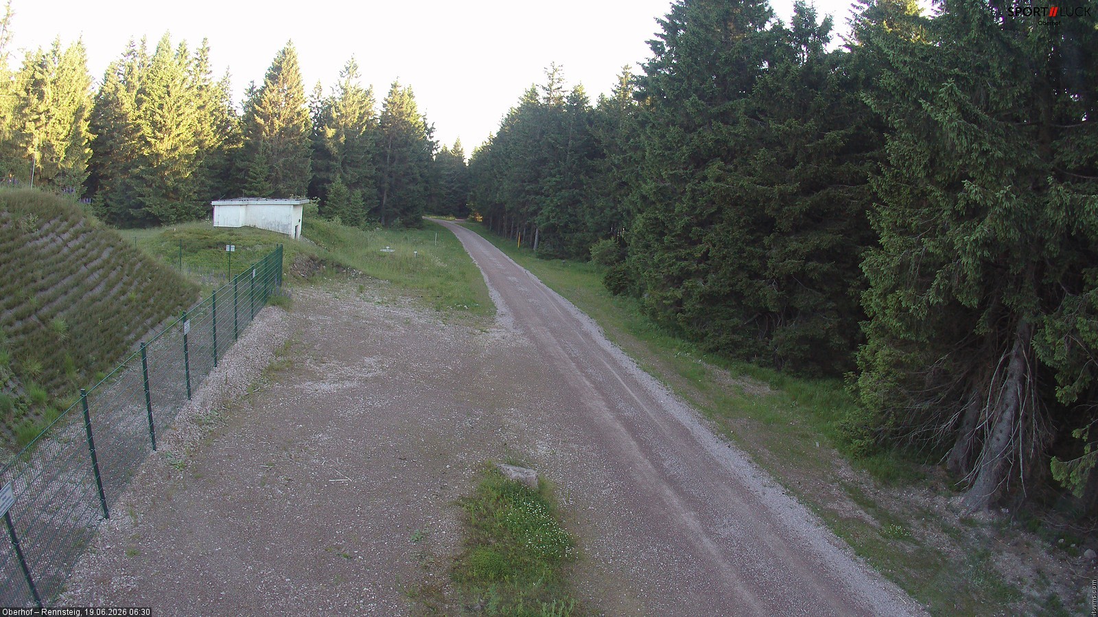 Archiv Foto Webcam Stein 16 am Wanderweg Rennsteig