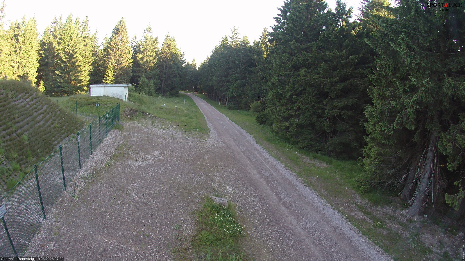 Archiv Foto Webcam Stein 16 am Wanderweg Rennsteig
