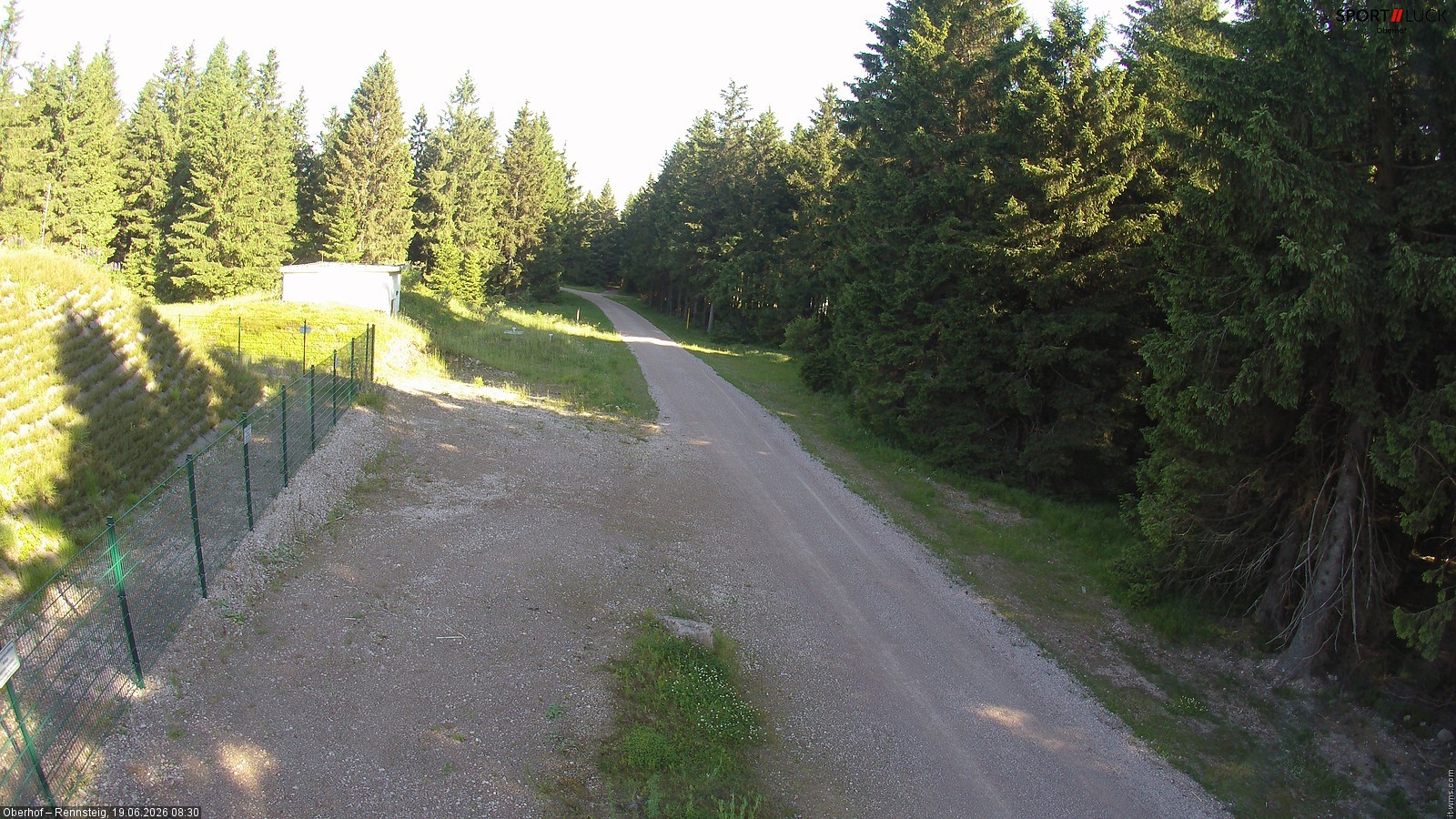 Archiv Foto Webcam Stein 16 am Wanderweg Rennsteig