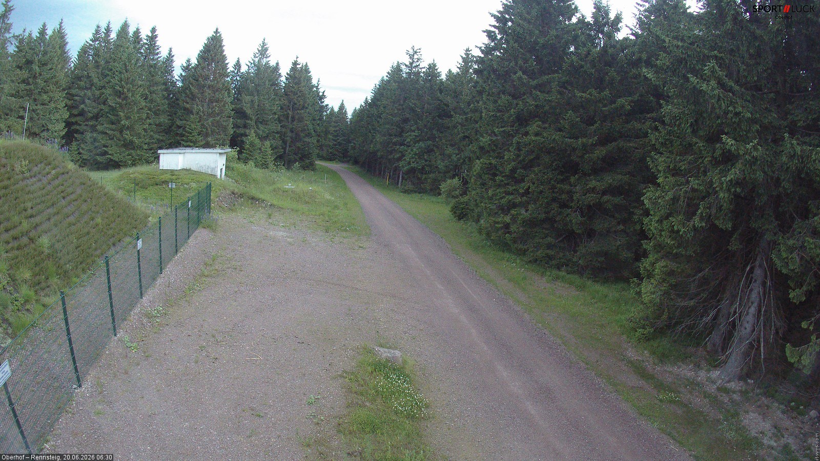 Archiv Foto Webcam Stein 16 am Wanderweg Rennsteig