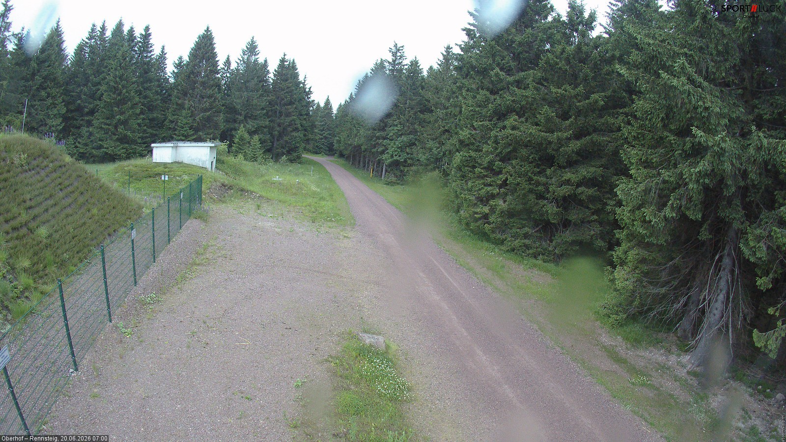 Archiv Foto Webcam Stein 16 am Wanderweg Rennsteig