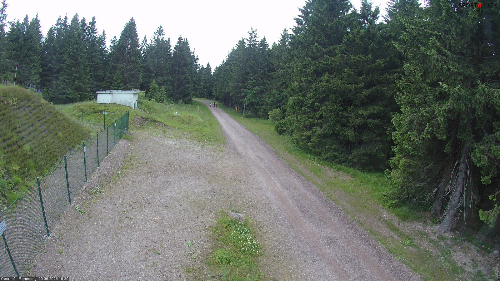 Archiv Foto Webcam Stein 16 am Wanderweg Rennsteig