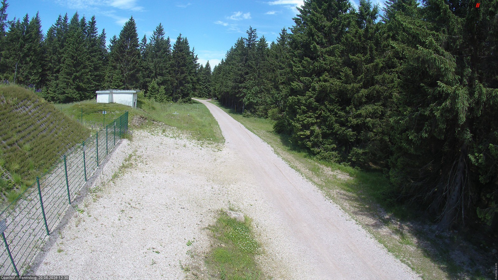 Archiv Foto Webcam Stein 16 am Wanderweg Rennsteig