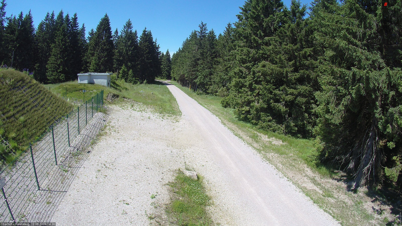 Archiv Foto Webcam Stein 16 am Wanderweg Rennsteig