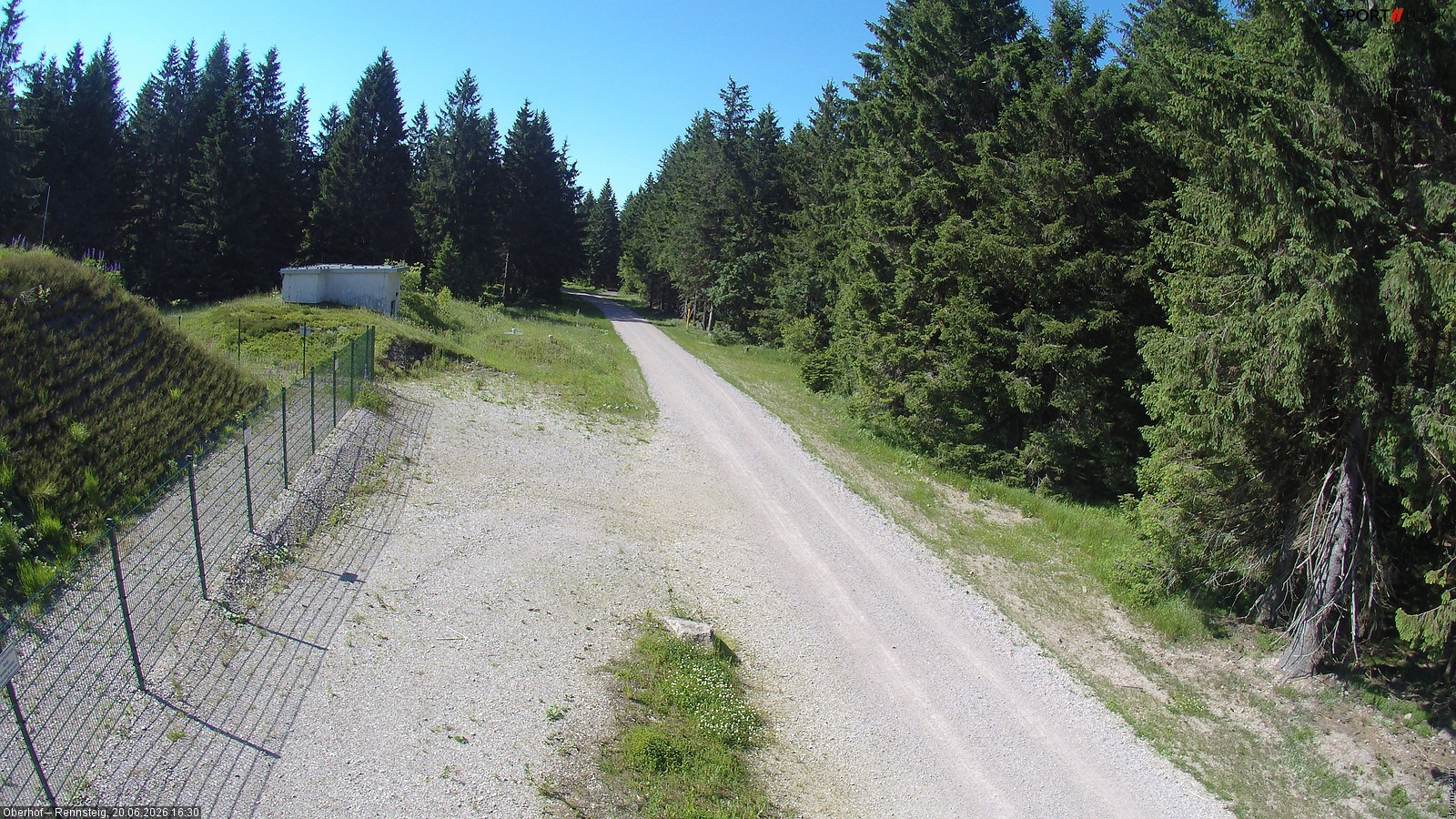 Archiv Foto Webcam Stein 16 am Wanderweg Rennsteig