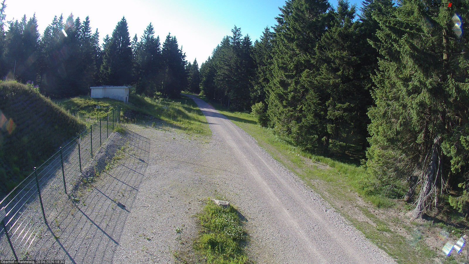 Archiv Foto Webcam Stein 16 am Wanderweg Rennsteig