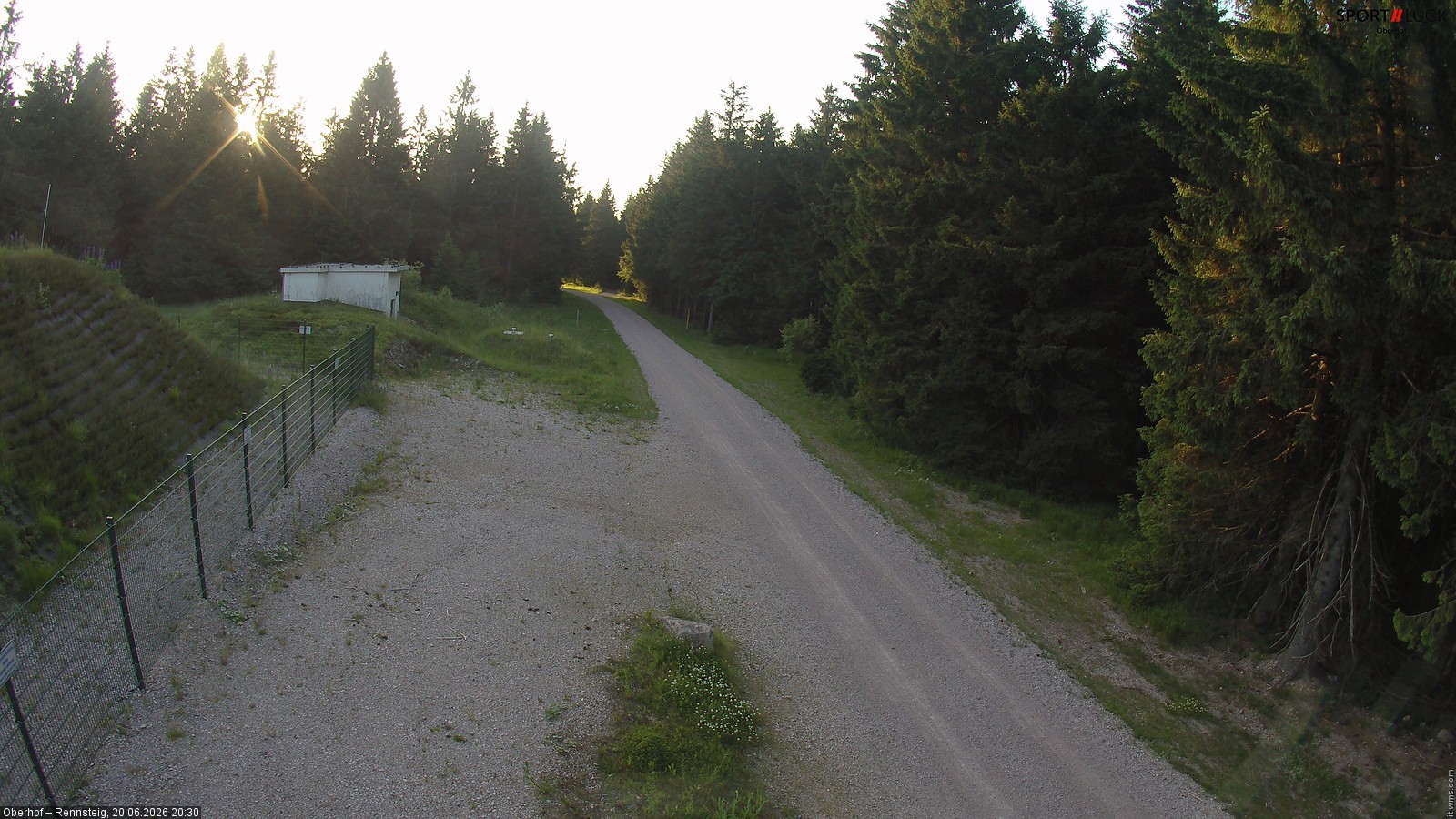 Archiv Foto Webcam Stein 16 am Wanderweg Rennsteig