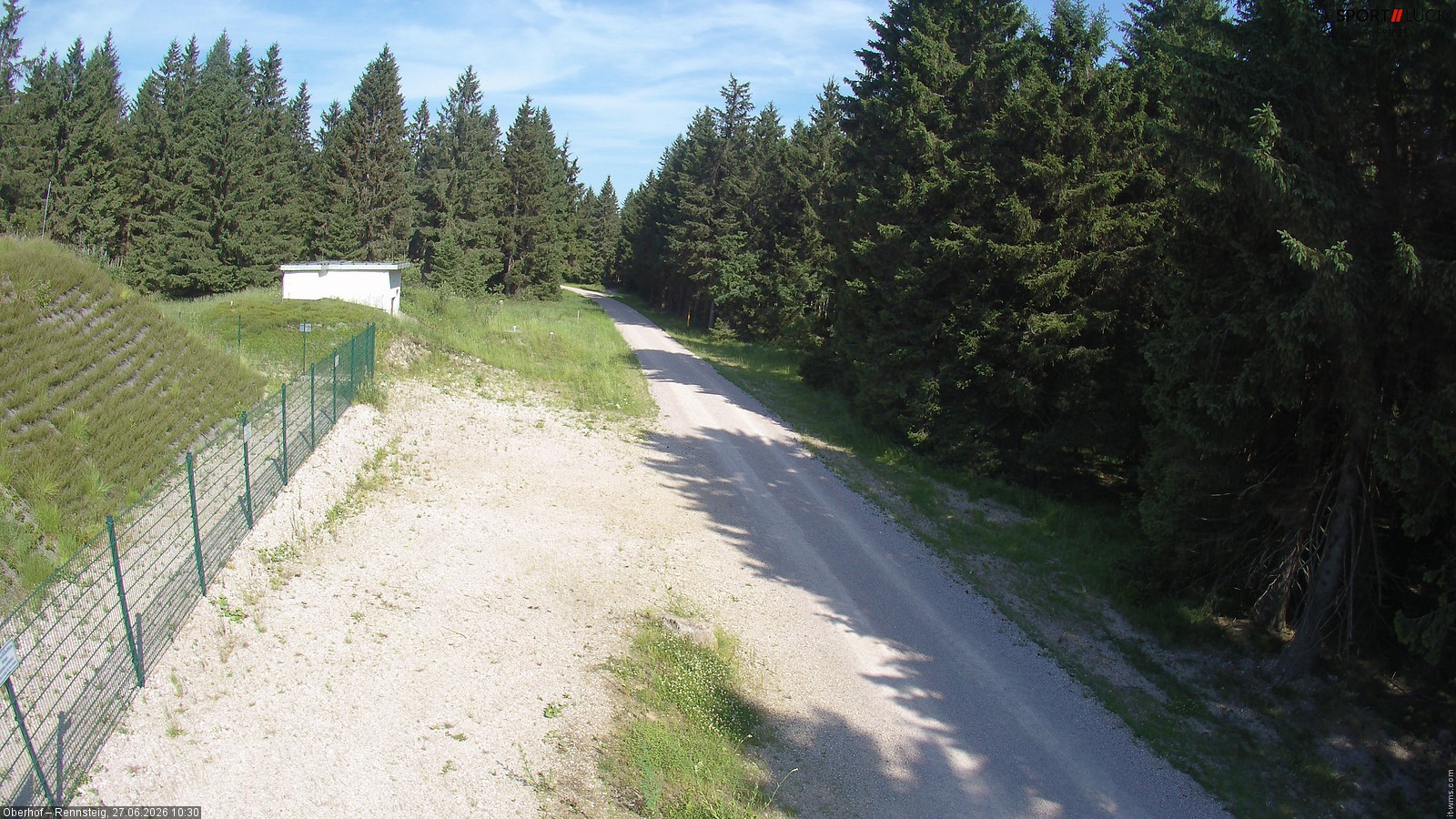 Archiv Foto Webcam Stein 16 am Wanderweg Rennsteig