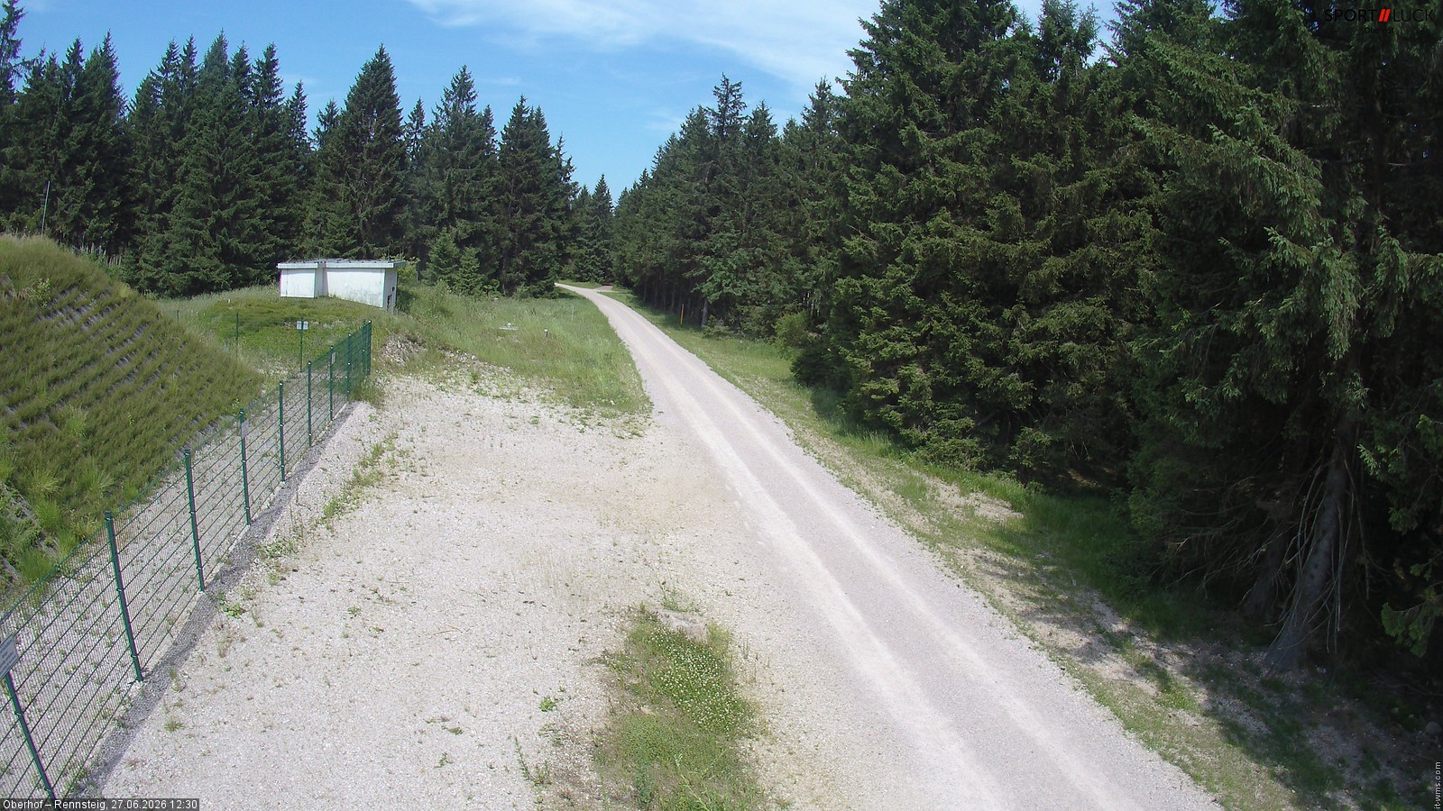 Archiv Foto Webcam Stein 16 am Wanderweg Rennsteig