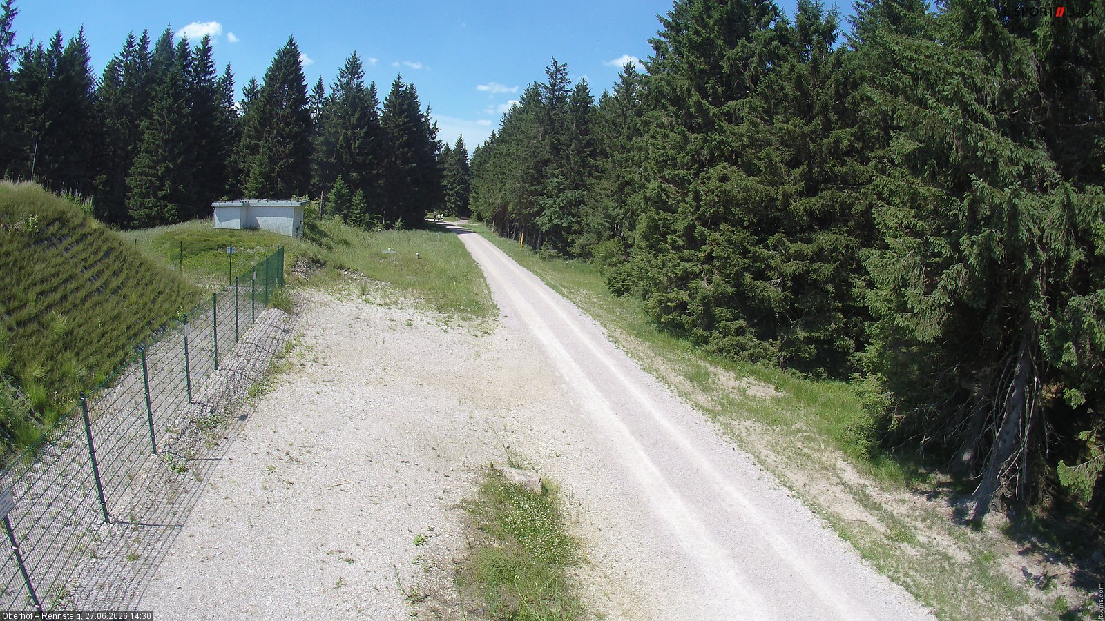 Archiv Foto Webcam Stein 16 am Wanderweg Rennsteig