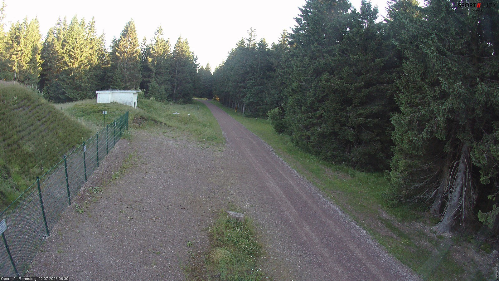 Archiv Foto Webcam Stein 16 am Wanderweg Rennsteig