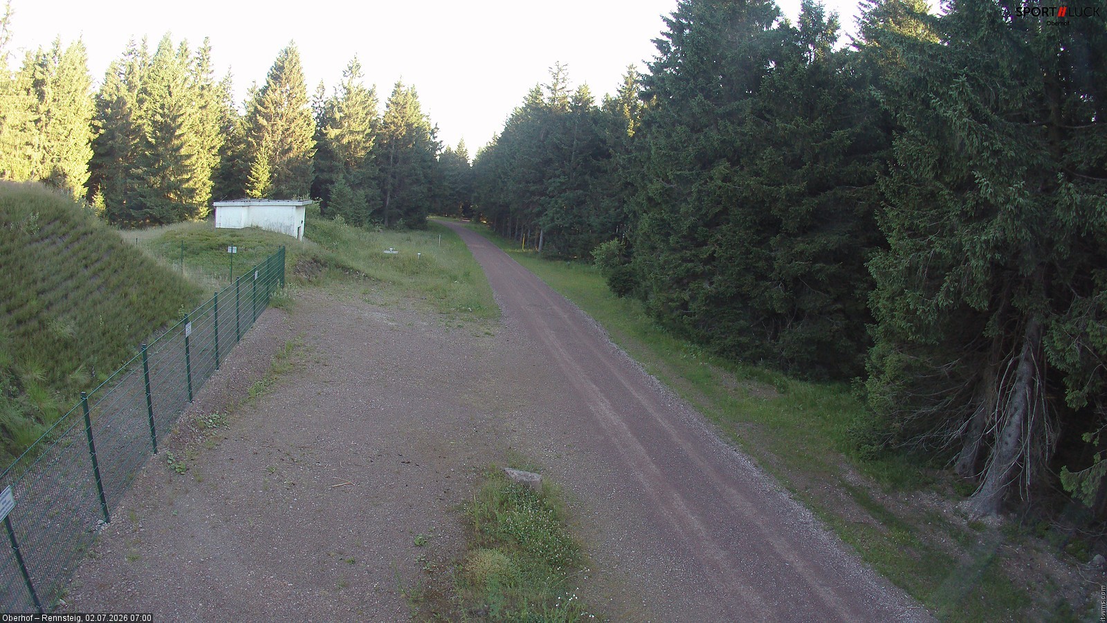Archiv Foto Webcam Stein 16 am Wanderweg Rennsteig