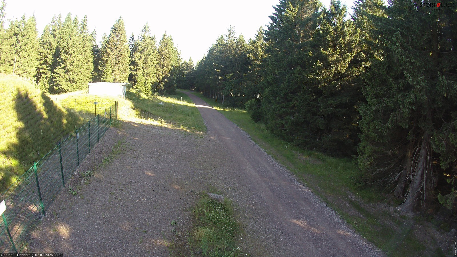 Archiv Foto Webcam Stein 16 am Wanderweg Rennsteig