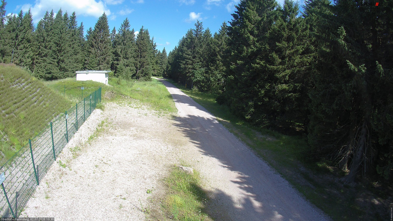 Archiv Foto Webcam Stein 16 am Wanderweg Rennsteig
