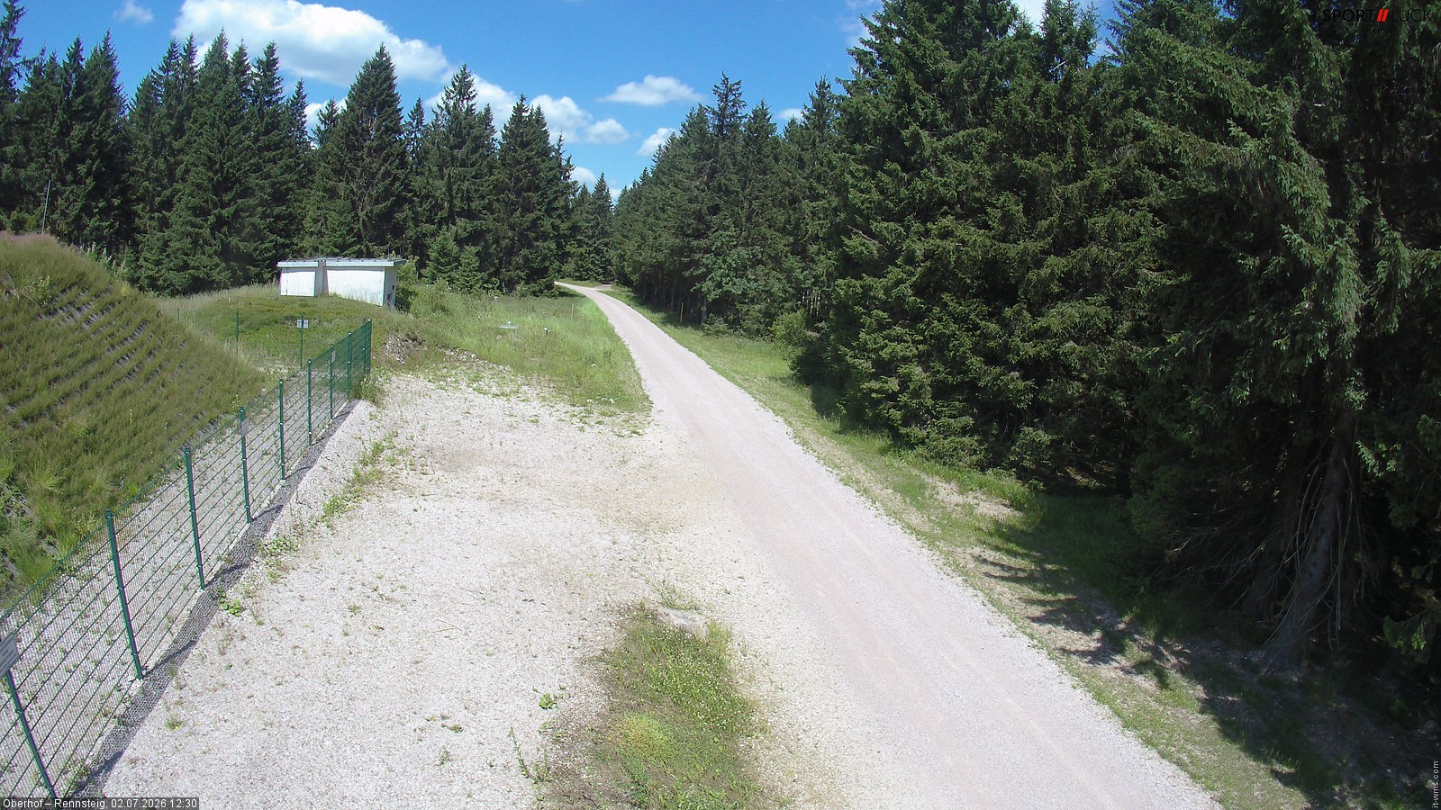 Archiv Foto Webcam Stein 16 am Wanderweg Rennsteig