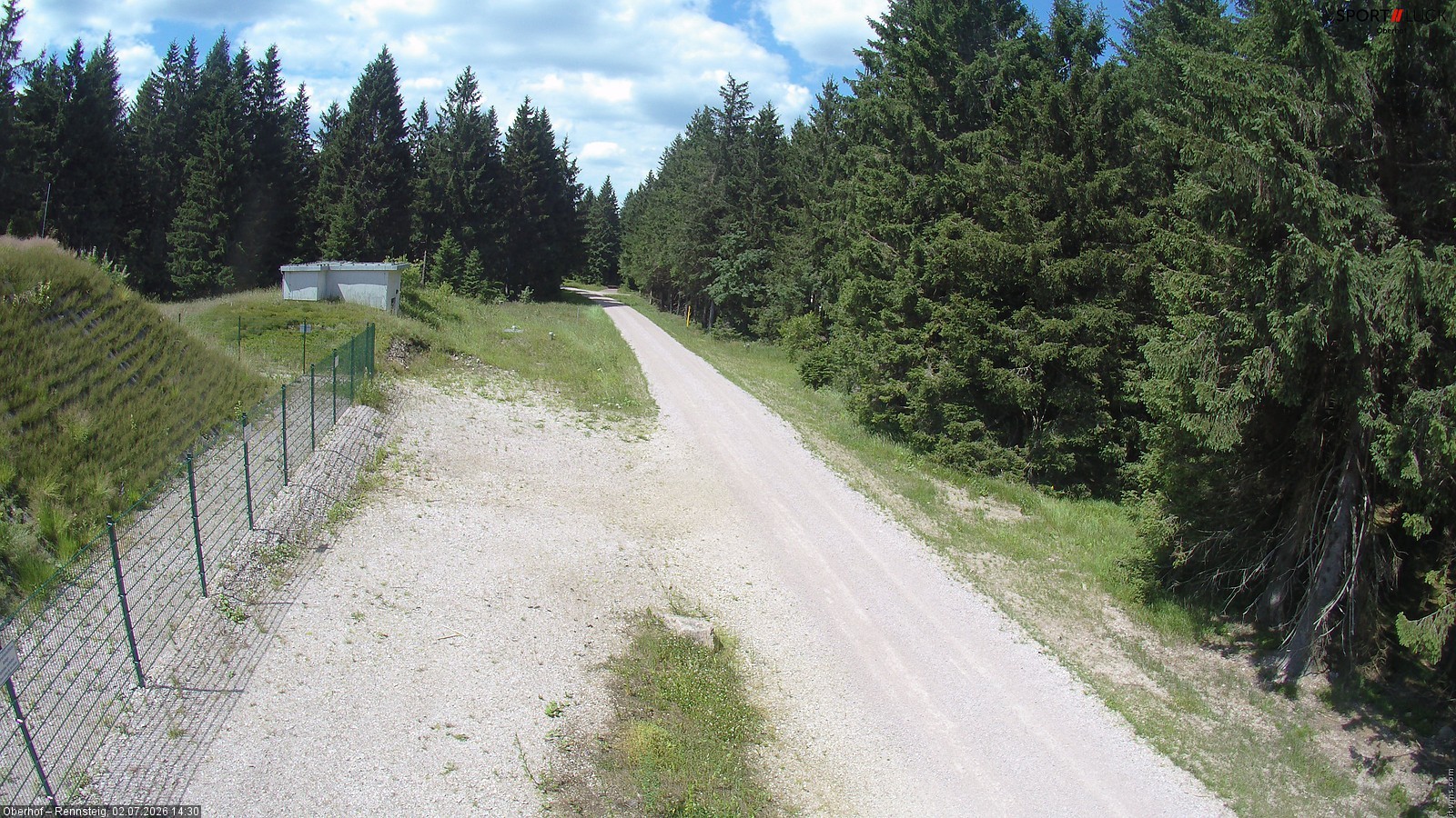 Archiv Foto Webcam Stein 16 am Wanderweg Rennsteig