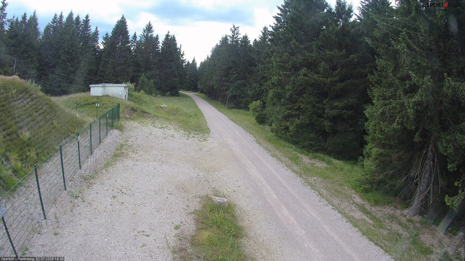 Archiv Foto Webcam Stein 16 am Wanderweg Rennsteig