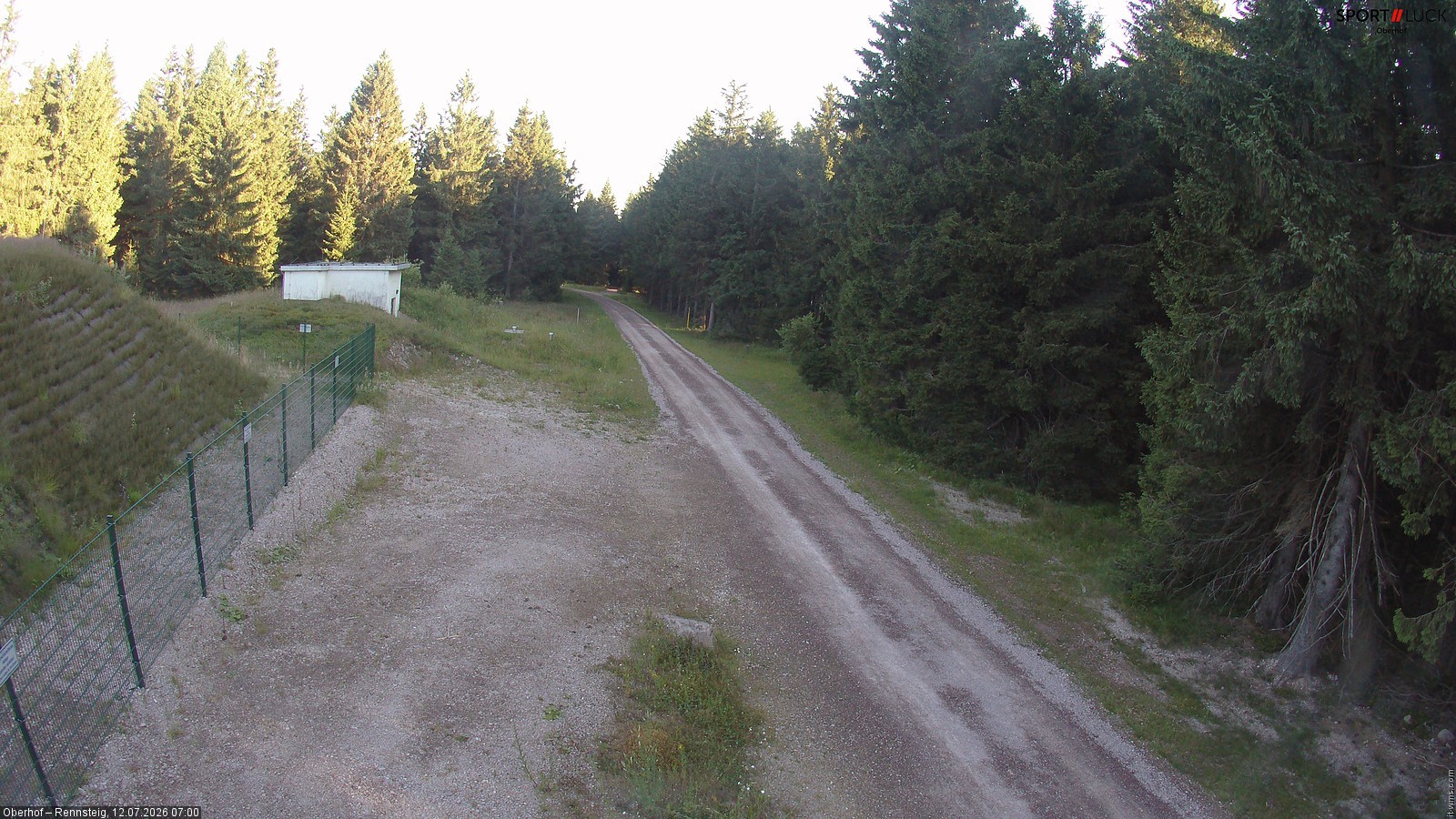 Archiv Foto Webcam Stein 16 am Wanderweg Rennsteig