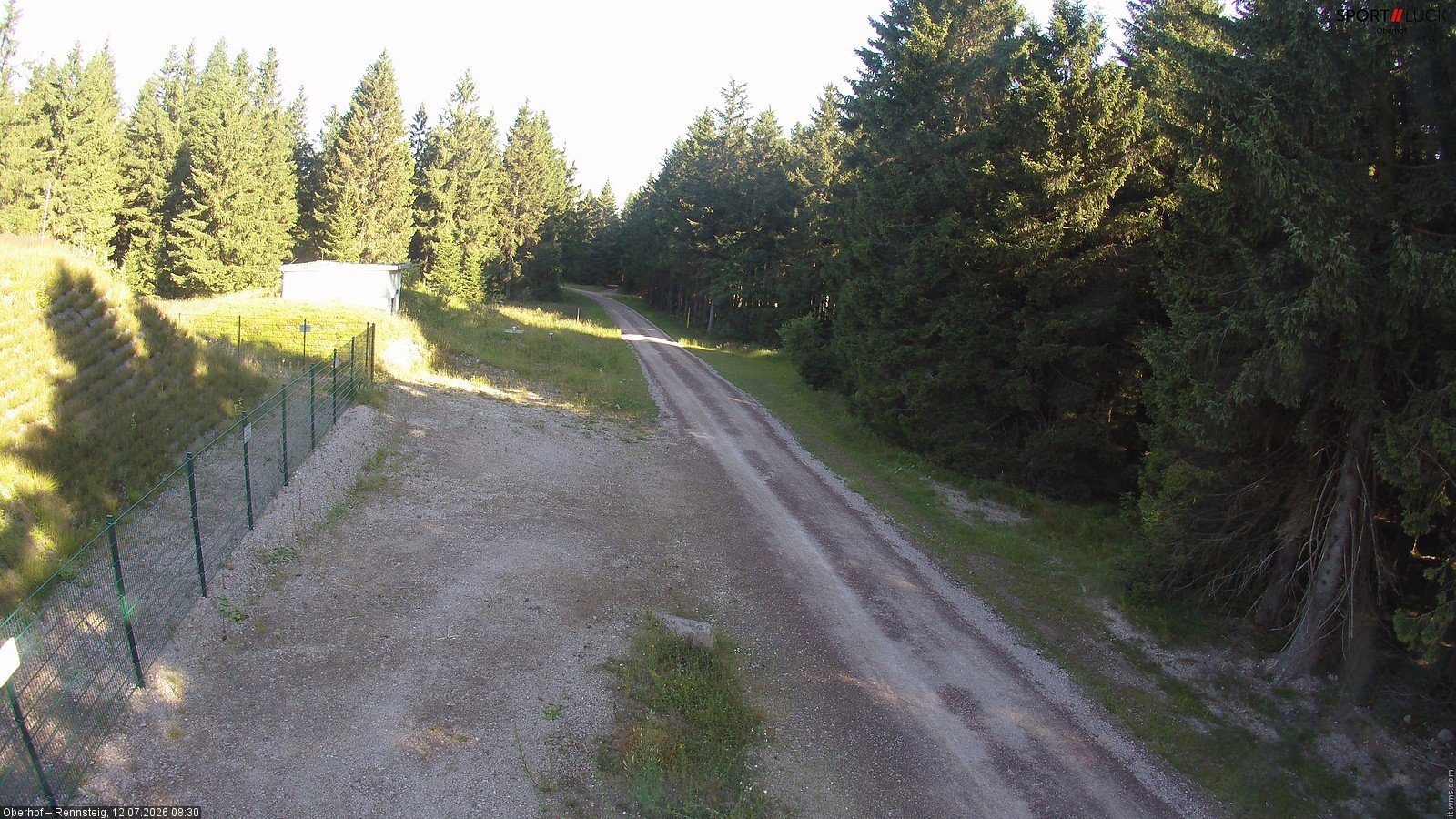 Archiv Foto Webcam Stein 16 am Wanderweg Rennsteig