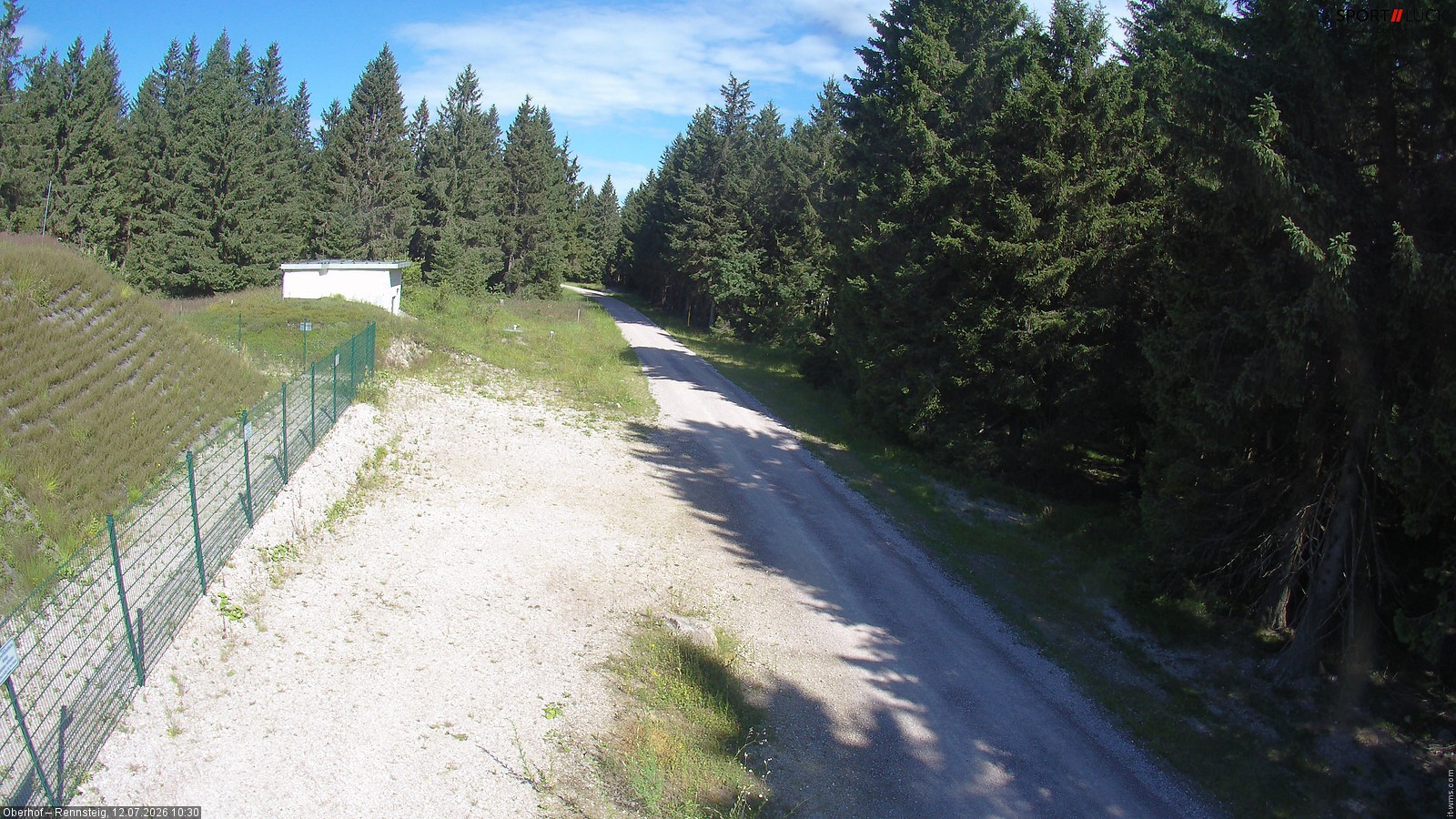 Archiv Foto Webcam Stein 16 am Wanderweg Rennsteig