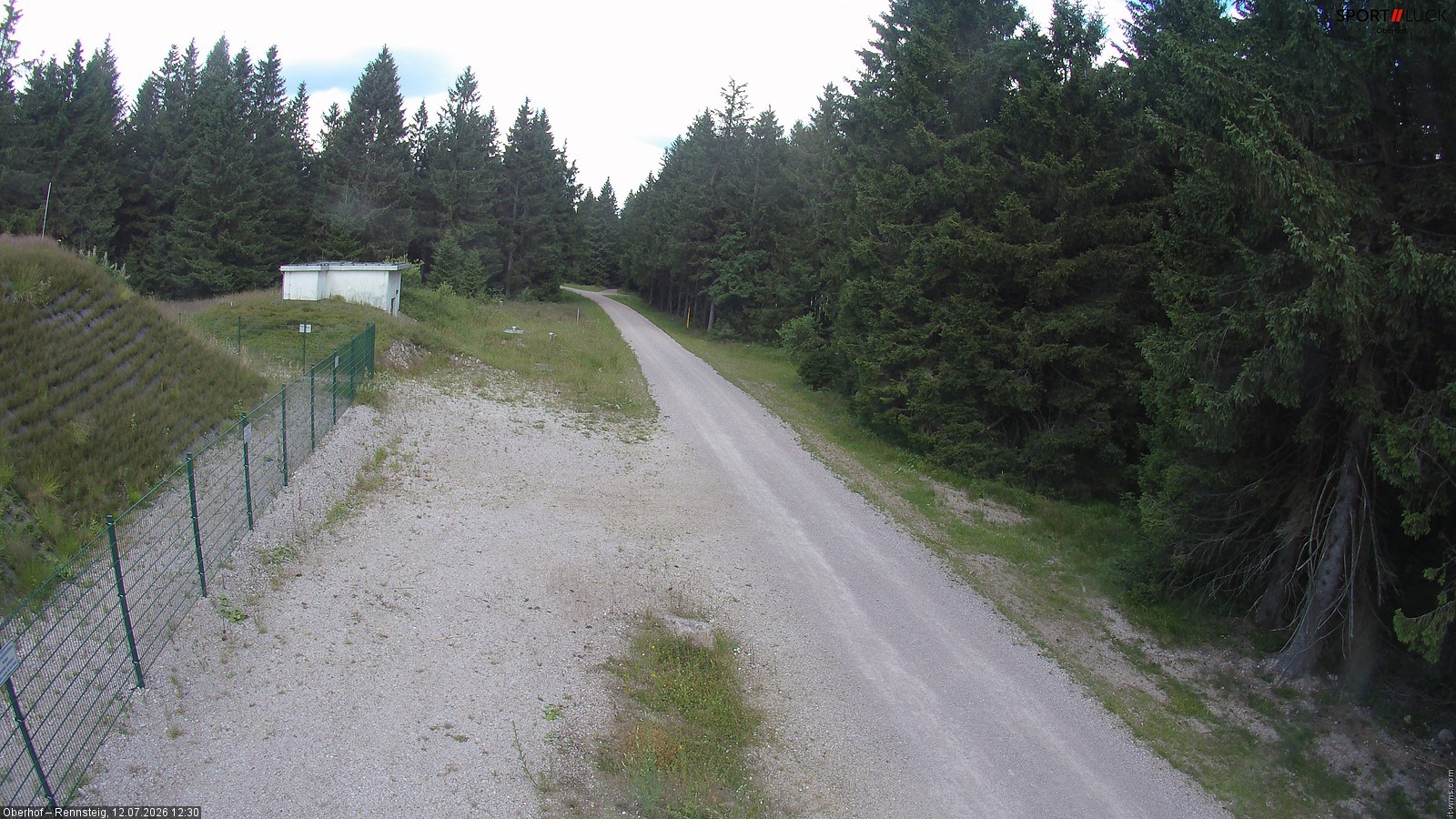 Archiv Foto Webcam Stein 16 am Wanderweg Rennsteig