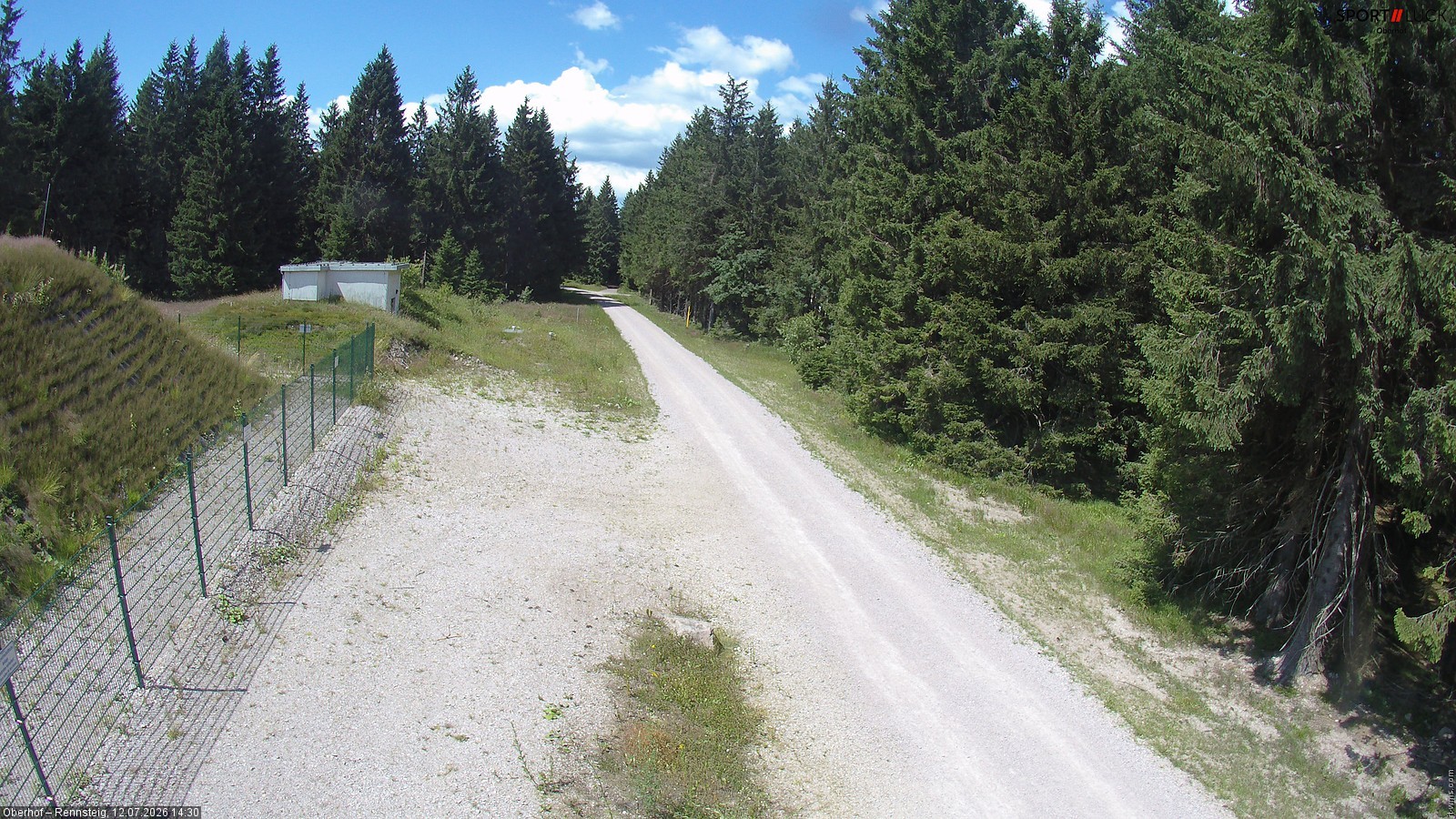 Archiv Foto Webcam Stein 16 am Wanderweg Rennsteig