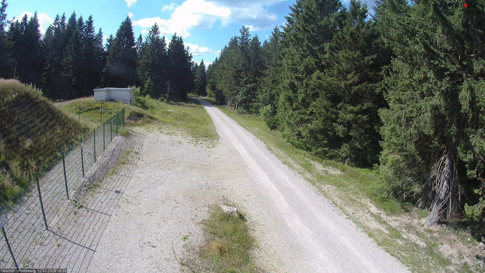 Archiv Foto Webcam Stein 16 am Wanderweg Rennsteig