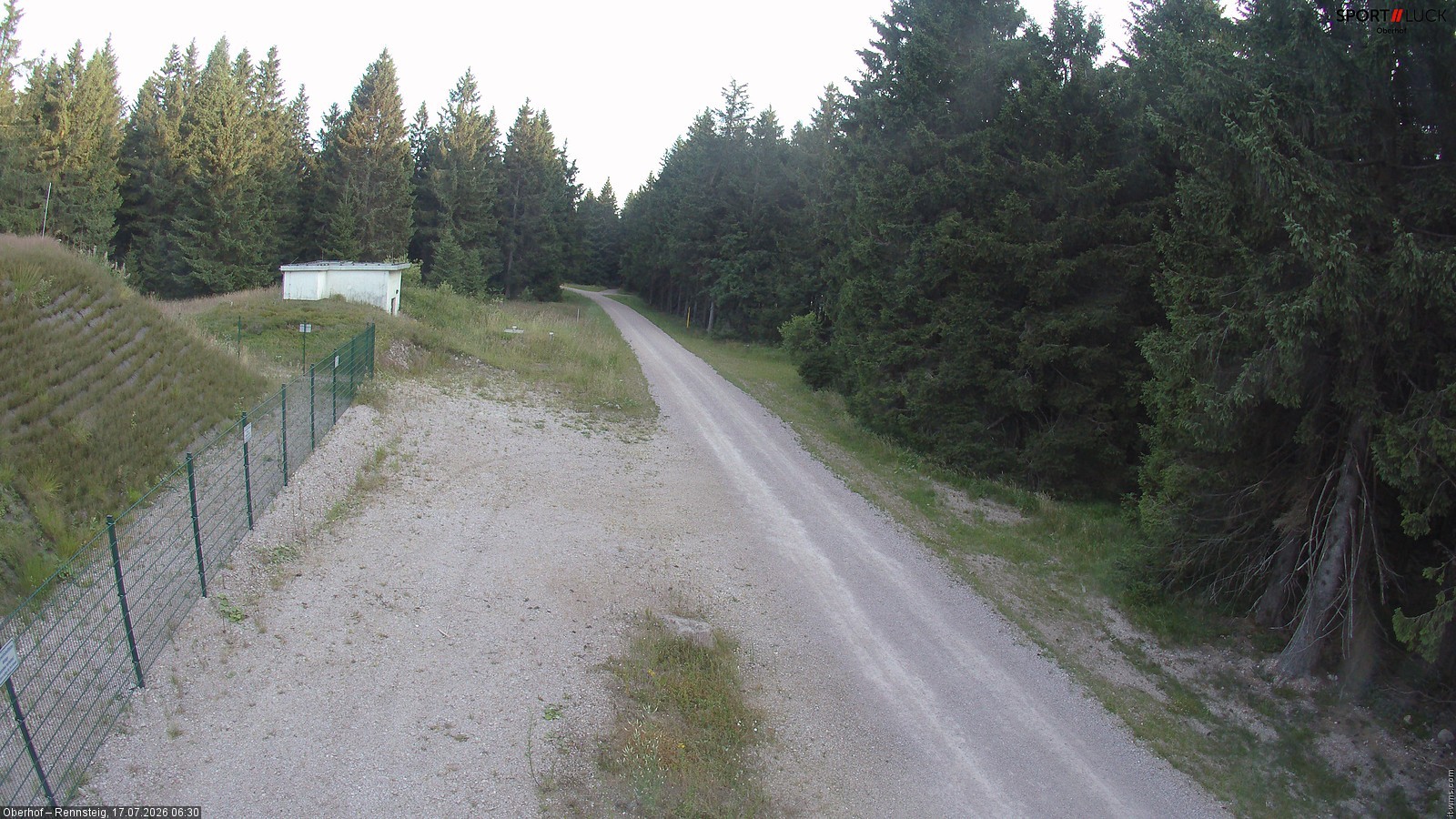 Archived image Webcam Hiking trail Rennsteig