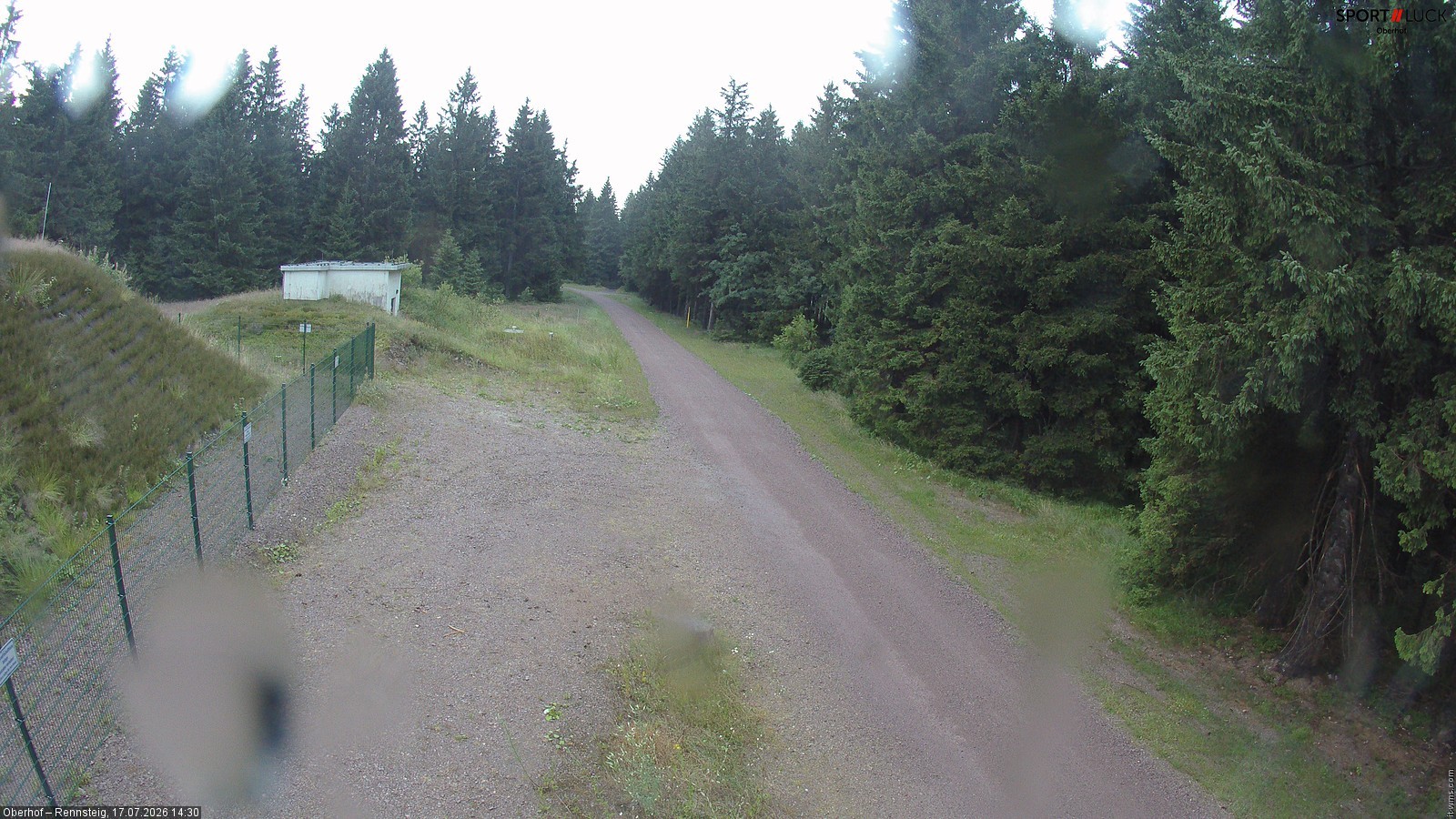 Archiv Foto Webcam Stein 16 am Wanderweg Rennsteig
