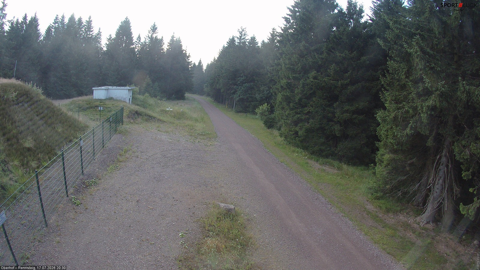 Archiv Foto Webcam Stein 16 am Wanderweg Rennsteig