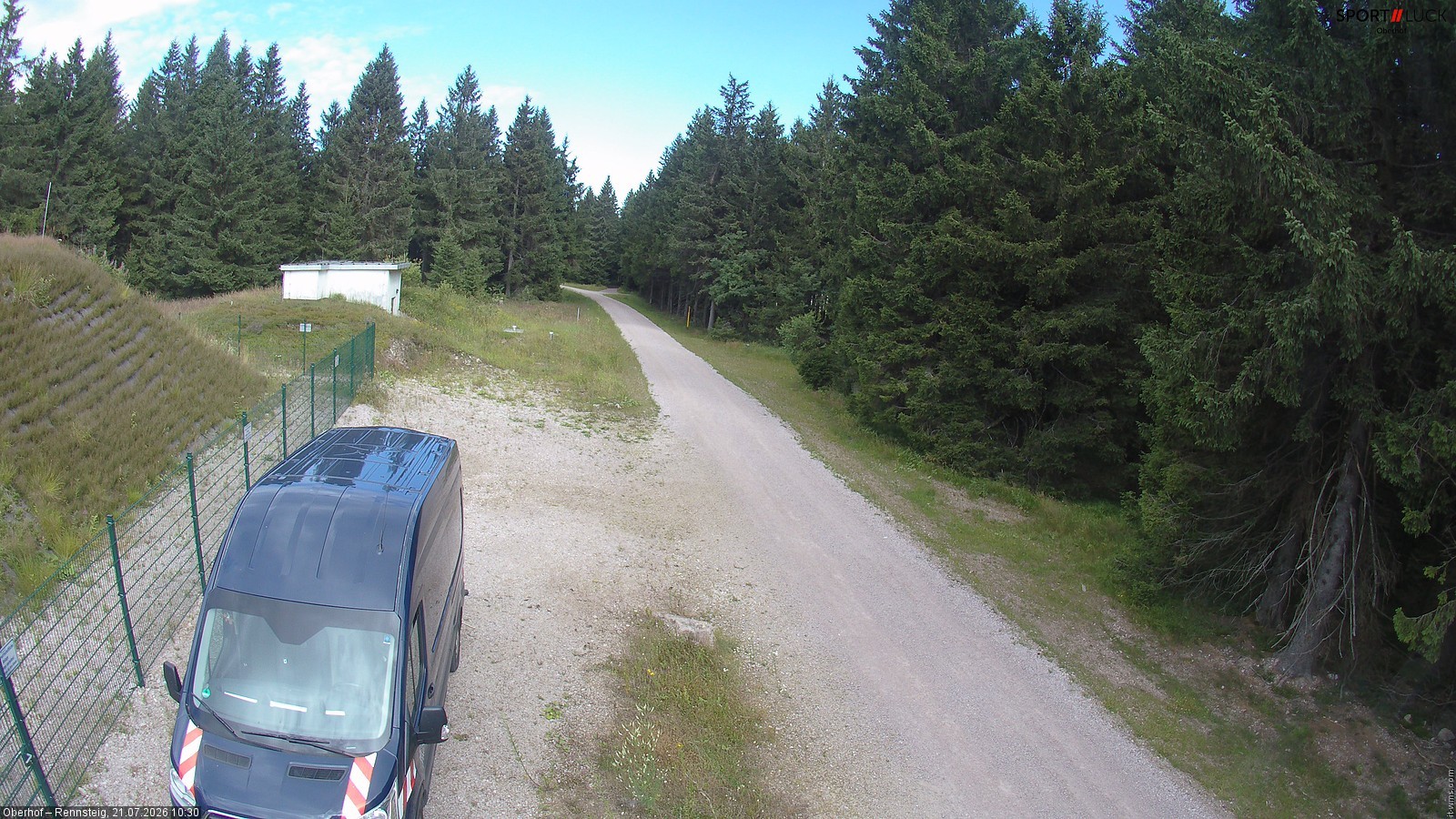 Archived image Webcam Hiking trail Rennsteig