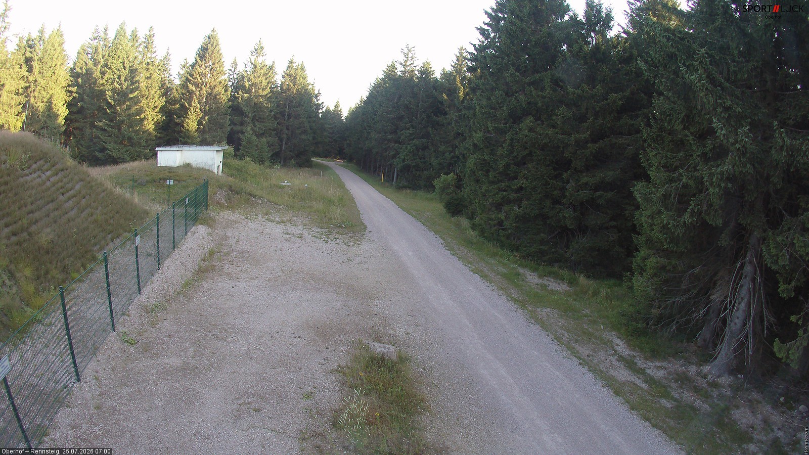 Archiv Foto Webcam Stein 16 am Wanderweg Rennsteig