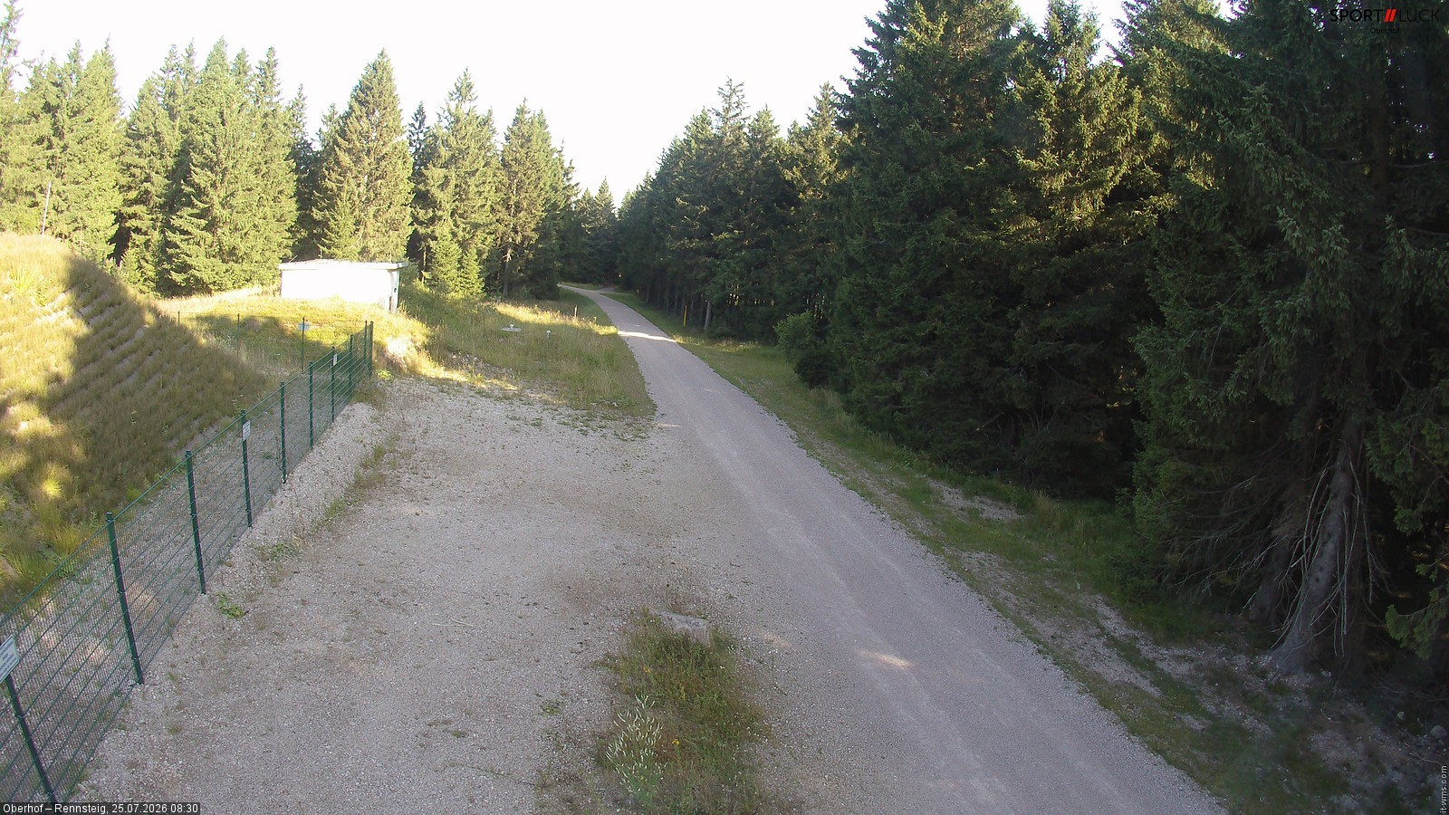 Archiv Foto Webcam Stein 16 am Wanderweg Rennsteig