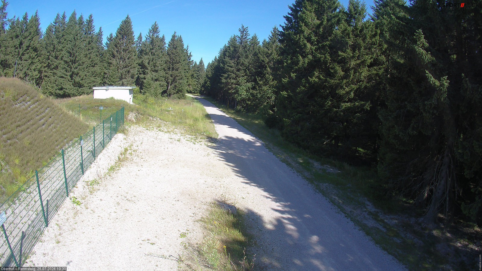 Archiv Foto Webcam Stein 16 am Wanderweg Rennsteig
