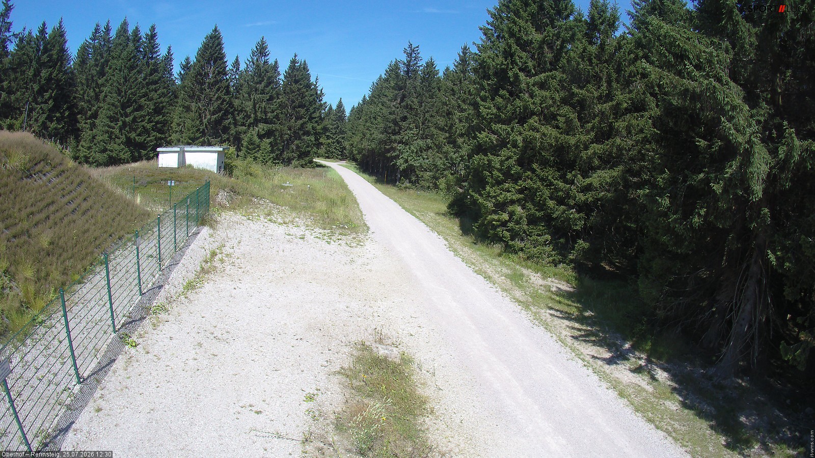 Archiv Foto Webcam Stein 16 am Wanderweg Rennsteig