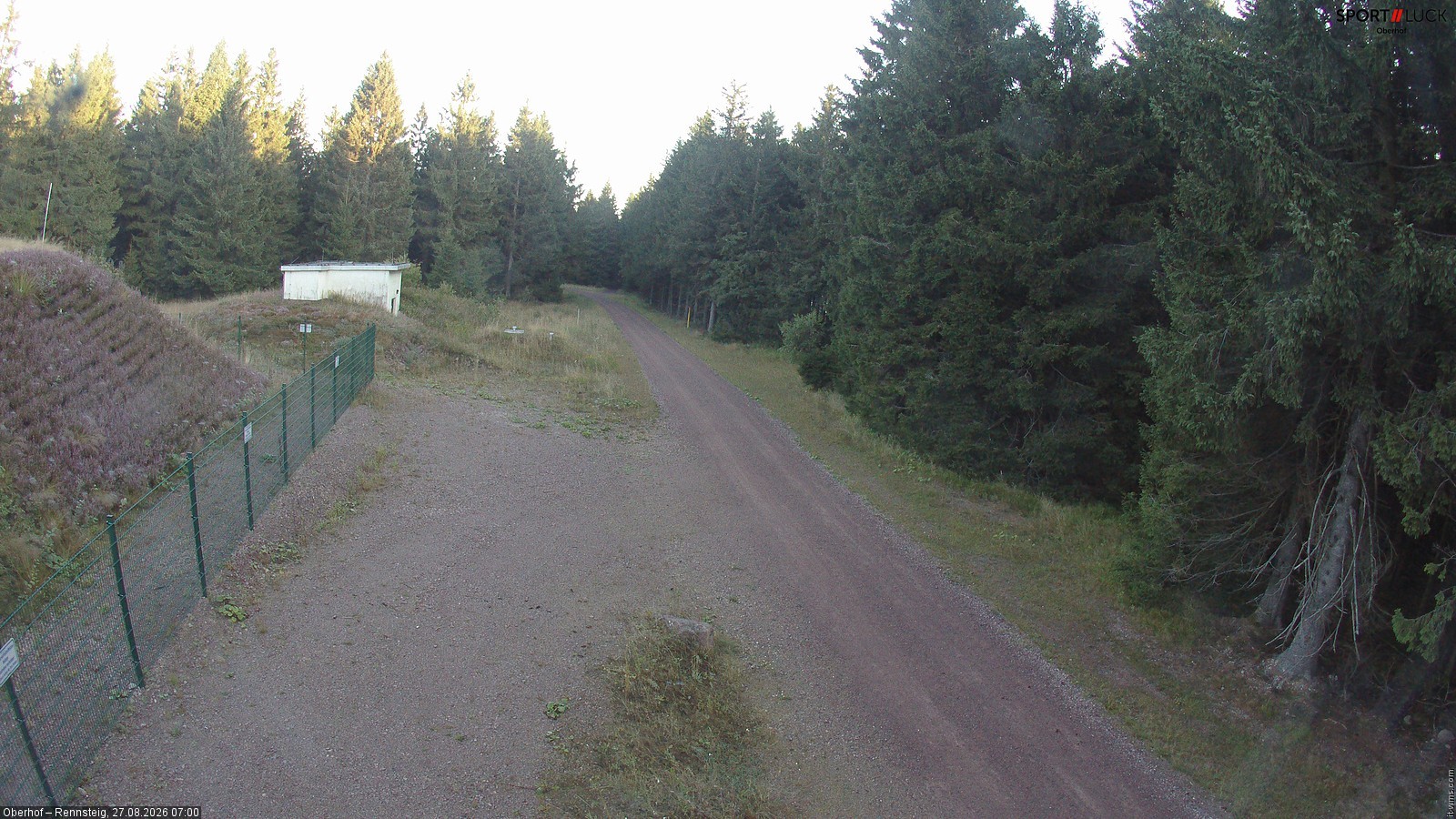 Archived image Webcam Hiking trail Rennsteig