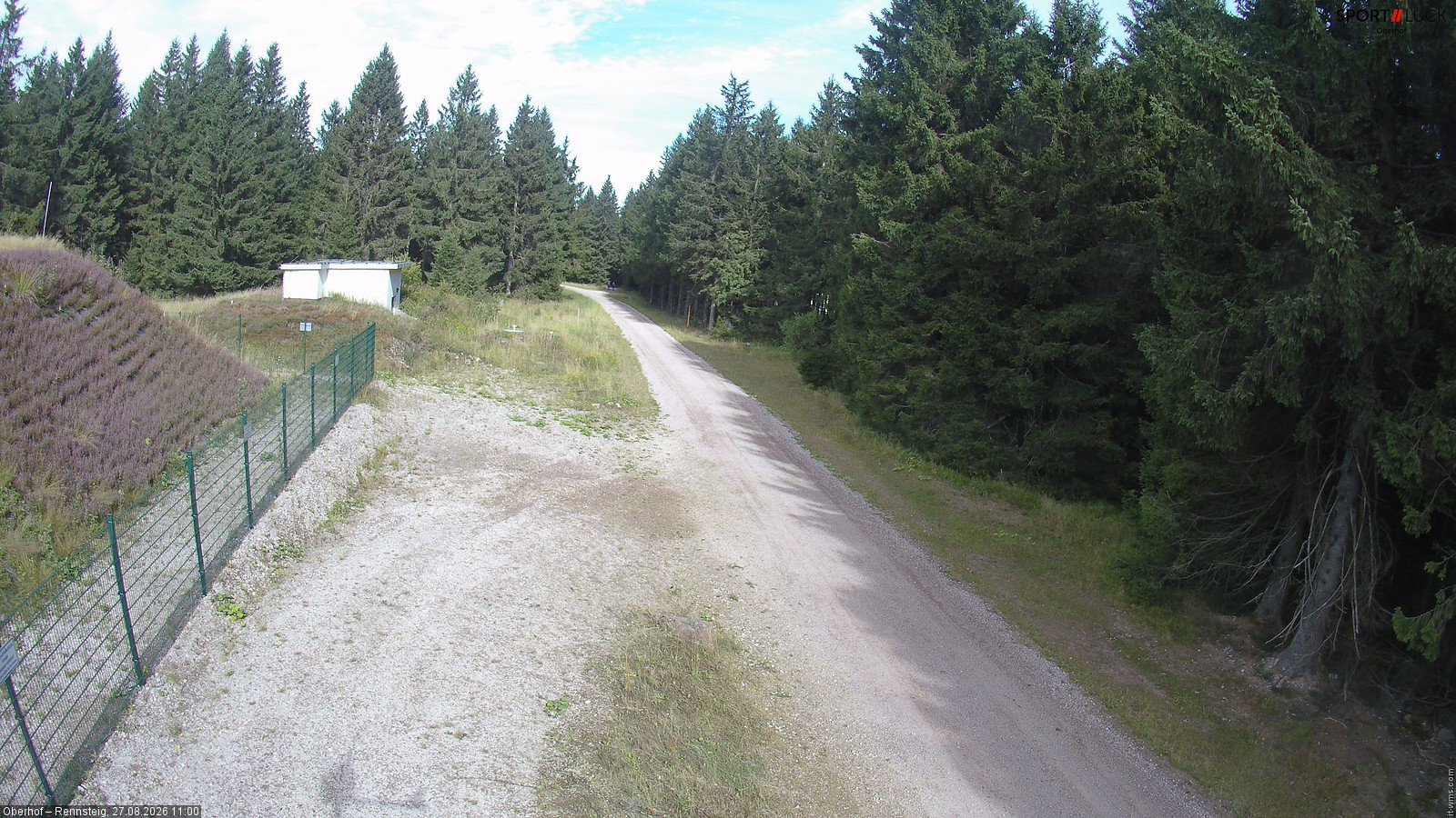 Archived image Webcam Hiking trail Rennsteig