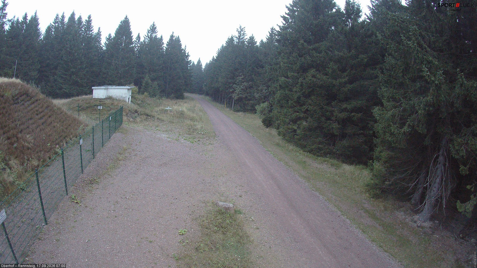 Archived image Webcam Hiking trail Rennsteig