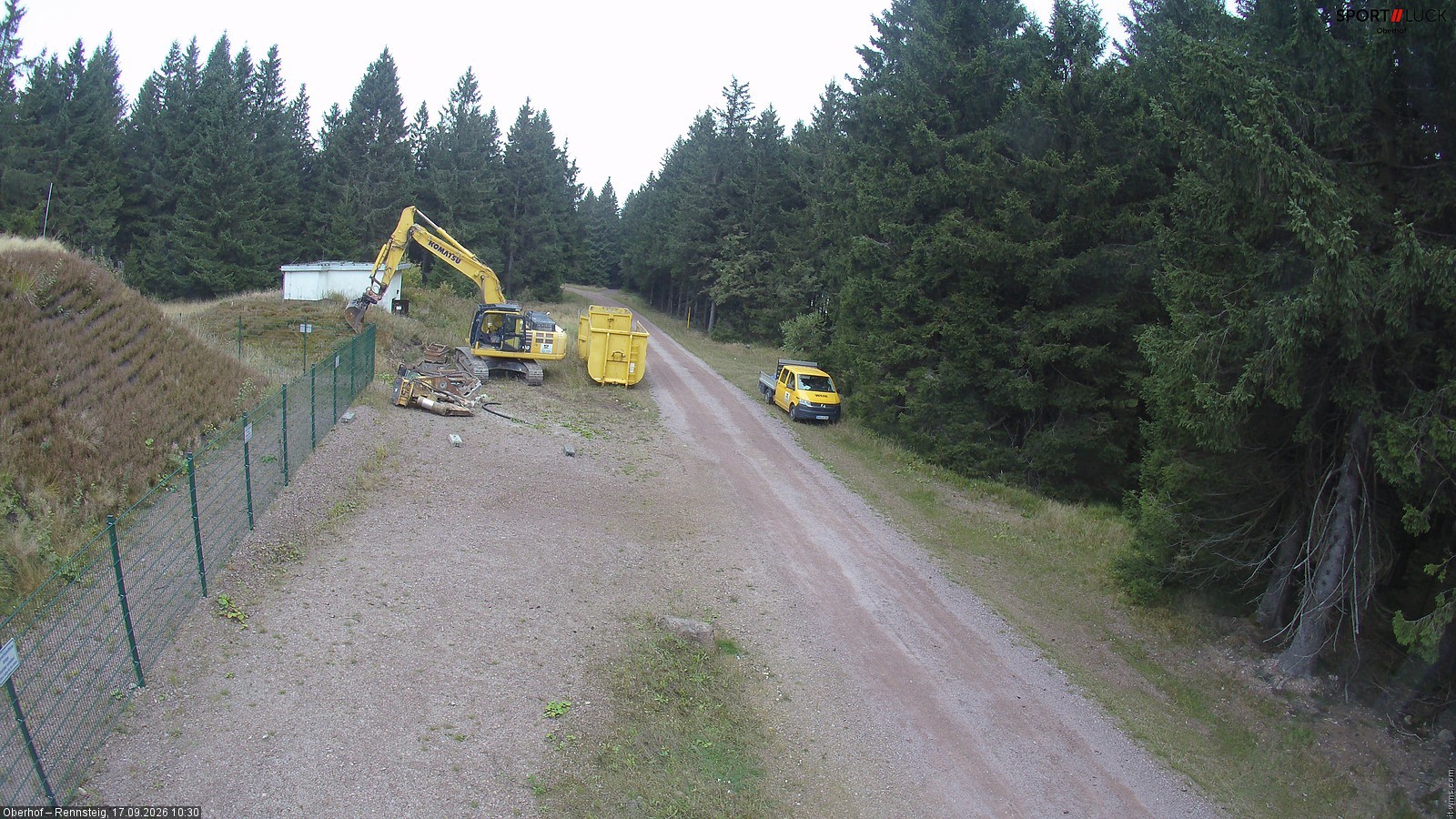 Archived image Webcam Hiking trail Rennsteig