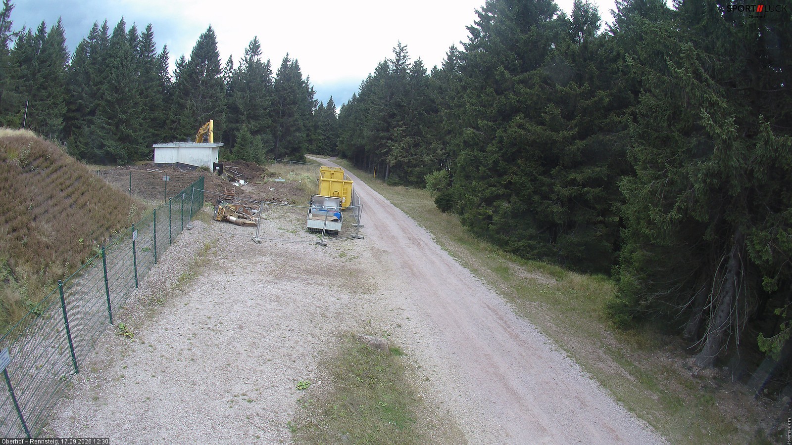 Archived image Webcam Hiking trail Rennsteig