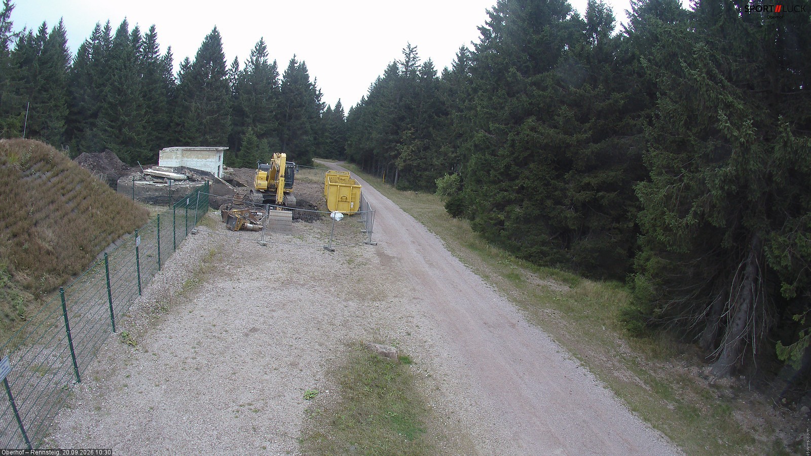 Archiv Foto Webcam Stein 16 am Wanderweg Rennsteig