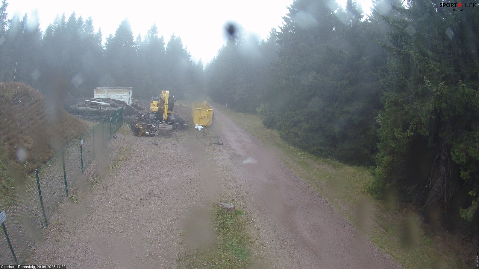 Archiv Foto Webcam Stein 16 am Wanderweg Rennsteig