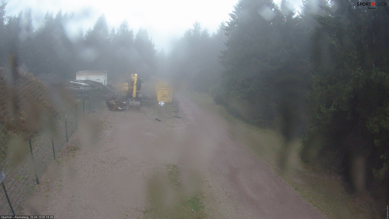 Archiv Foto Webcam Stein 16 am Wanderweg Rennsteig
