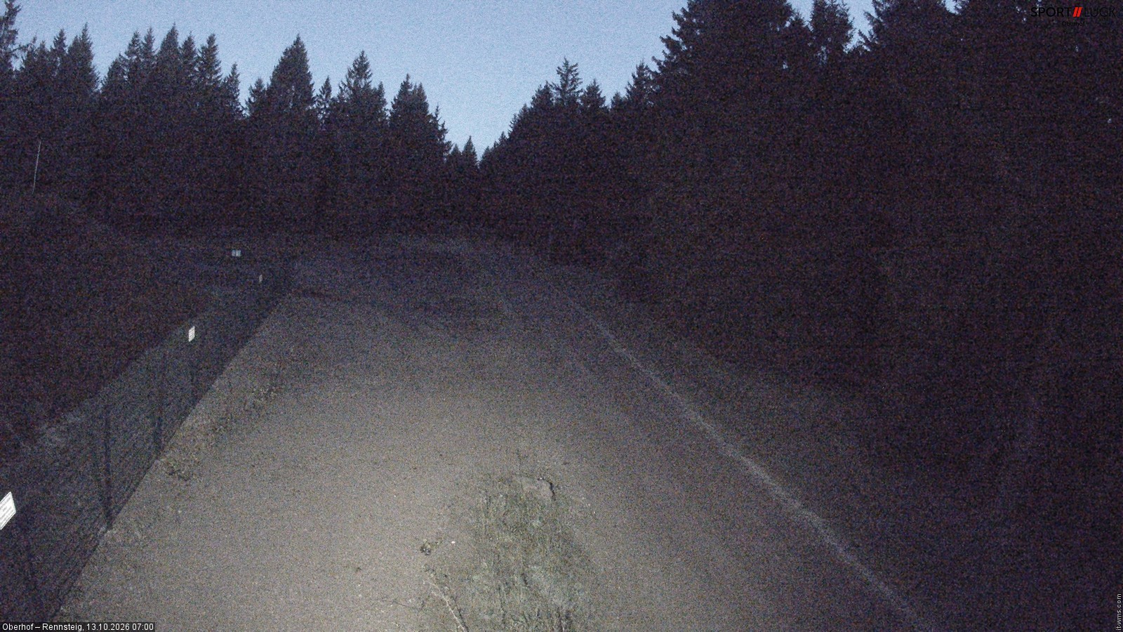 Archiv Foto Webcam Stein 16 am Wanderweg Rennsteig