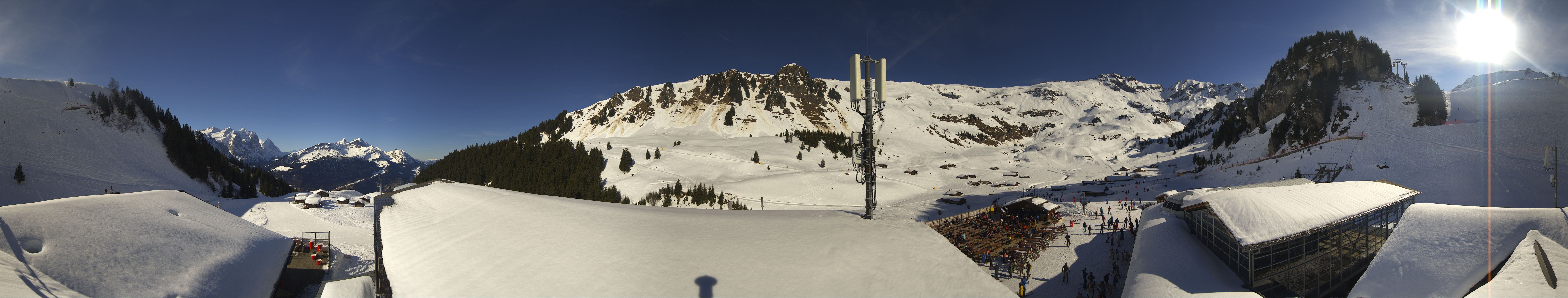 Archived image Webcam Maegisalp Meiringen Hasliberg Roundshot