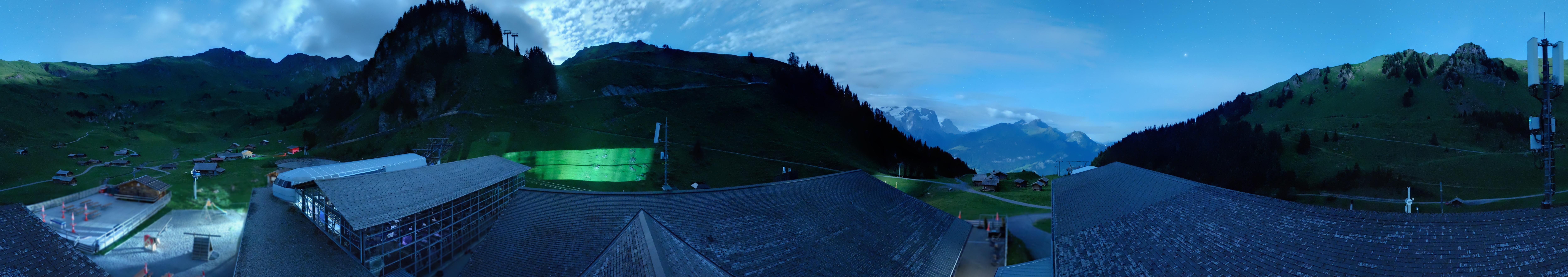 Archived image Webcam Maegisalp Meiringen Hasliberg Roundshot