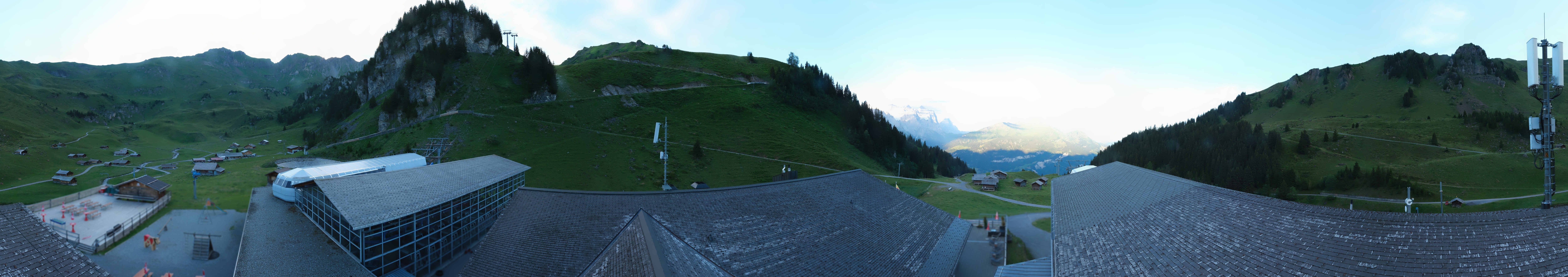 Archived image Webcam Maegisalp Meiringen Hasliberg Roundshot
