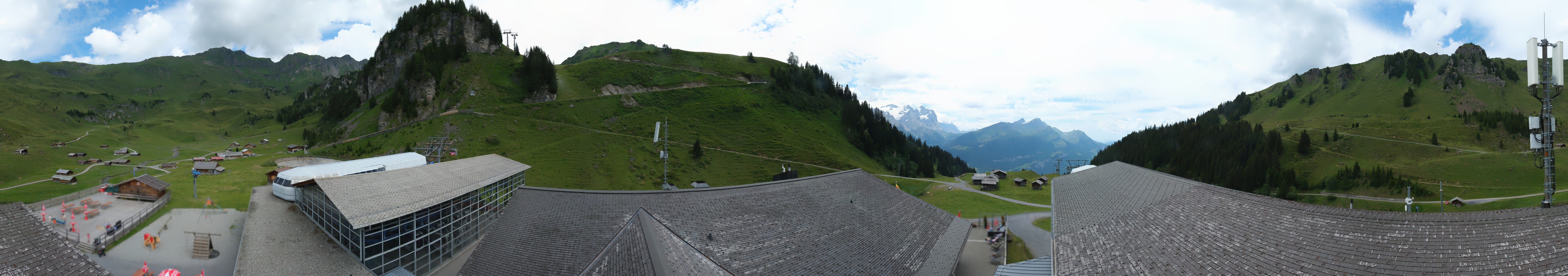 Archived image Webcam Maegisalp Meiringen Hasliberg Roundshot