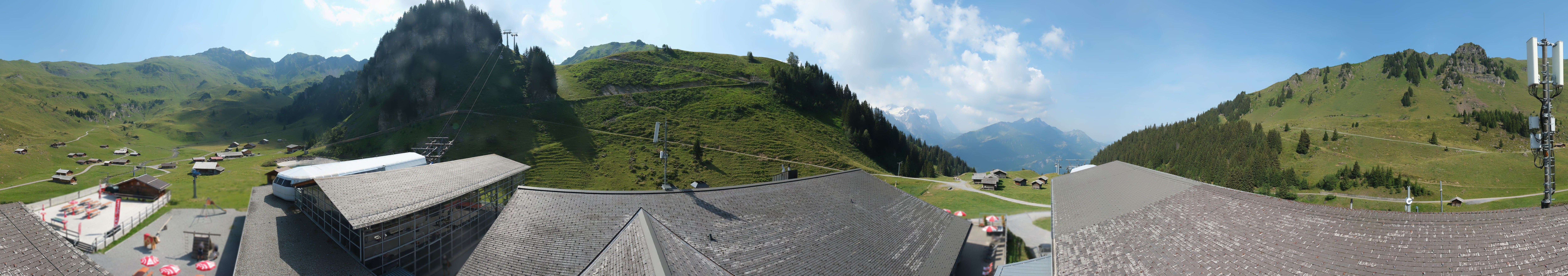 Archived image Webcam Maegisalp Meiringen Hasliberg Roundshot
